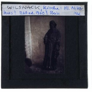 Bad Wilsnack, Wunderblutkirche : Skulptur Heiliger Nikolaus
