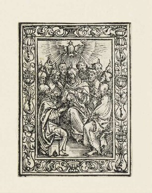 Pfingstfest, Blatt 34 der Folge "Passion Christi"