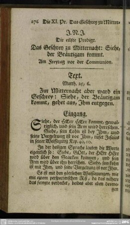 [Viertes Hauptstück. Das Geschrey zu Mitternacht,v.6-10]