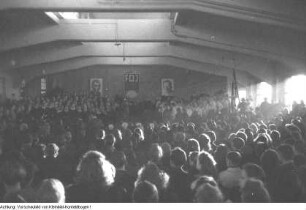 Freie Deutsche Jugend (FDJ). Gründungskonferenz der FDJ Land Sachsen, Redner: Fritz Große (?), 20. März 1946
