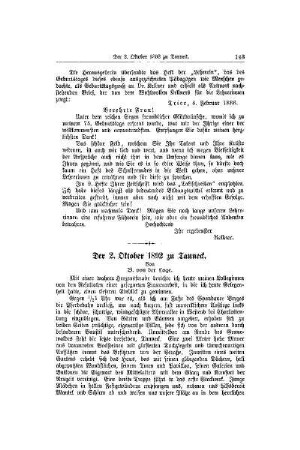 Der 2. Oktober 1892 zu Tanneck