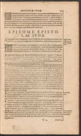 Epitome Epistolae Iudae.
