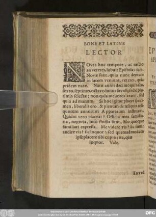 Bone Et Latine Lector