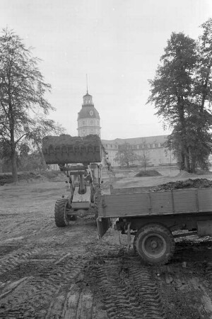 Umgestaltung des Schloßgartens.