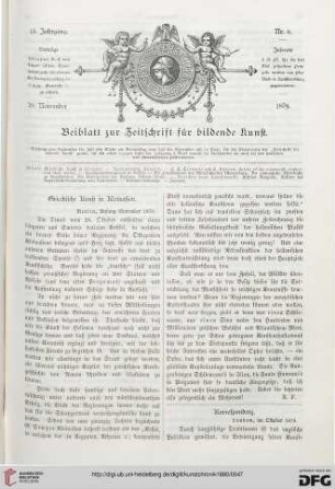 Heft 6 (20. November 1879)