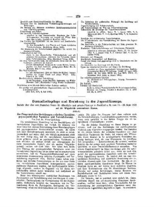 Gesundheitspflege und Erziehung in der Jugendfürsorge : (Schluß)