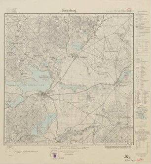2559 (alte Nr.: 1155) Nörenberg, Meßtischblatt (4cm - Karte)