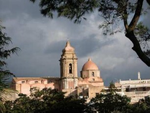 Die Stadt Erice bei Trapani an der Westküste mit Dom La Matrice