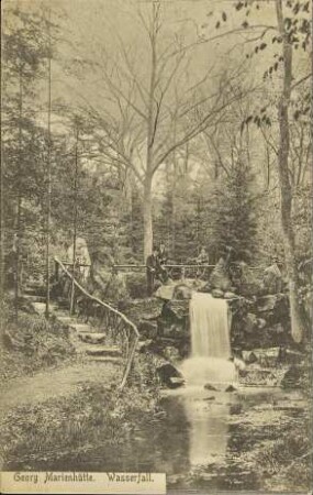 Georg Marienhütte. Wasserfall.