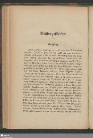 Geistesgeschichte