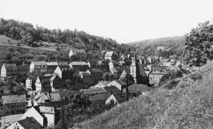 Glashütte, Stadtansicht : Glashütte. Stadtansicht