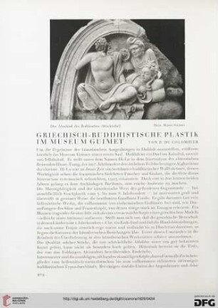 21: Griechisch-buddhistische Plastik im Museum Guimet
