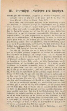 378[370]-380[372] Litterarische Uebersichten und Anzeigen