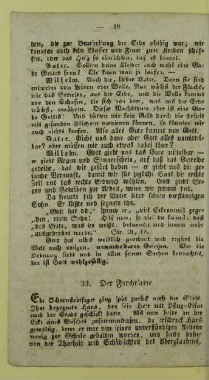 33. Der Furchtsame