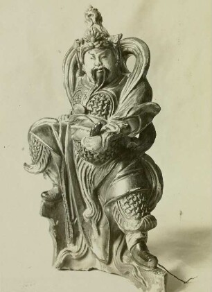 Kriegsgott Kuan Yü : Dachbekrönung, Ming-Zeit