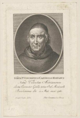 Bildnis des Vincentius Castrillo