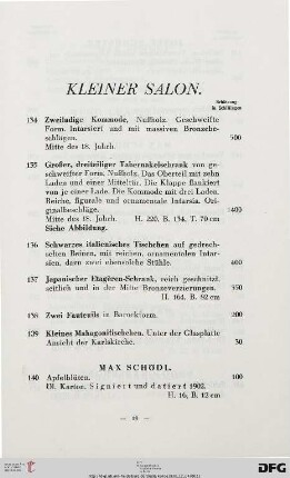 Kleiner Salon (Nr. 134-184)