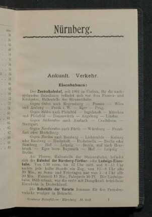 Ankunft. Verkehr.