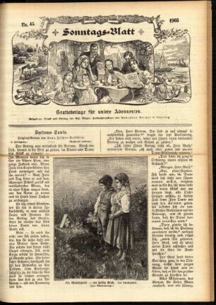 Ausgabe vom Sonntag, den 05. November 1905.