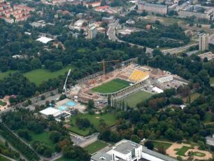 Dresden : Großer Garten, Rudolf-Harbig-Stadion