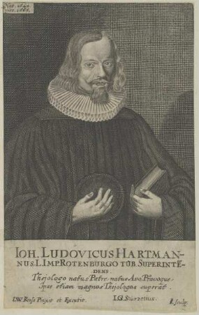 Bildnis des Ioh. Ludovicus Hartmannus