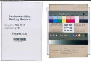 Entnazifizierung Max Stragies , geb. 19.07.1905 (Angestellter)