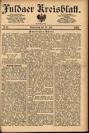 Ausgabe vom Donnerstag, den 25. Juli 1895.