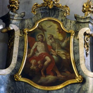 Annenaltar (Nördlicher Seitenaltar) — Heilige Dreifaltigkeit