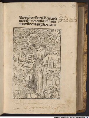 Sermones de evangelio aeterno : Holzschnitt vom Meister des Verardus