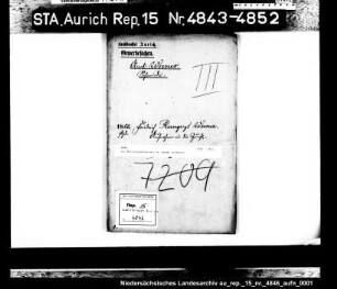 Die Meisterprüfung des Fr. Runge in Weener