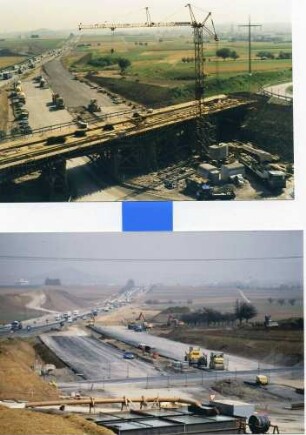 Engelbergbasistunnel Neue Trassierung der A 81 vor dem Nordportal
