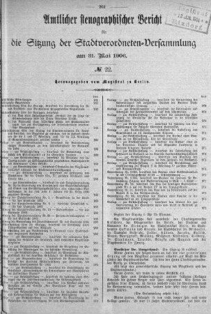 No. 22, 31. Mai 1906