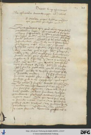 [fol. 71] Statuta super conservatores
