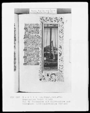 Breviarium Petri Mileti — Leidenswerkzeuge Christi, Folio 90recto