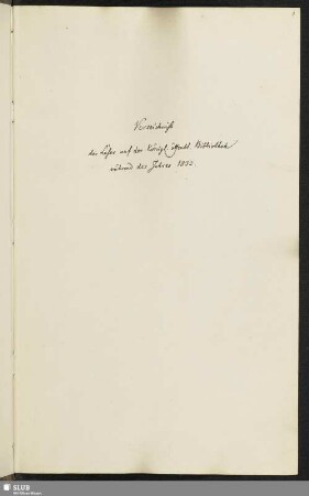 [1832]: Verzeichniß der Leser 1832 - Bibl.Arch.II.F,Vol.478.d