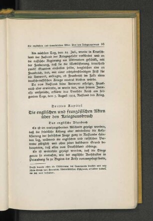 Das englische Blaubuch