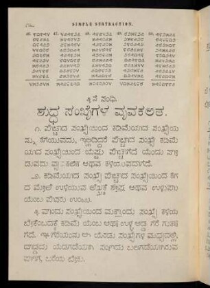 16-22, 3 ne saṃdhi. śuddha vyavakalita.