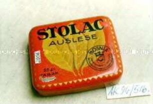 Blechdose für 25g Tabak "STOLAC AUSLESE BOSNIA"