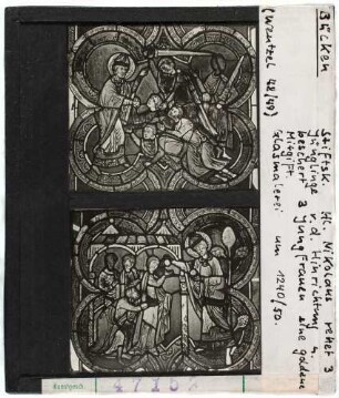 Bücken, Stiftskirche Hl. Nikolaus: Szenen aus der Nikolauslegende, um 1240/50