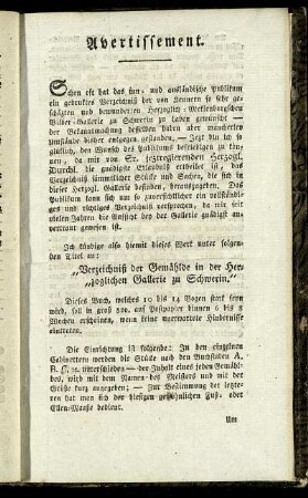 Advertissement.