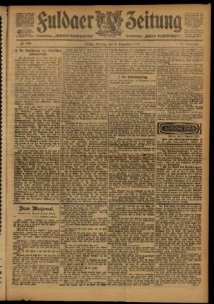 Ausgabe vom Montag, den 07. Dezember 1903.