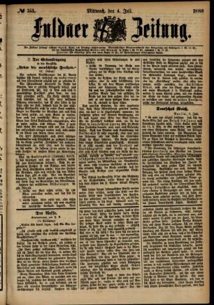 Ausgabe vom Mittwoch, den 04. Juli 1888.