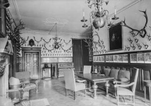 Gaußig. Schloss, Inneres. Jagdzimmer