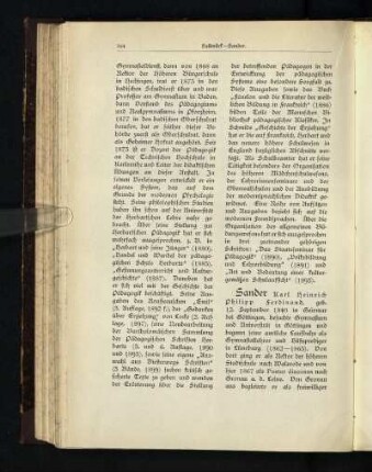 Sander, Karl Heinrich Philipp Ferdinand