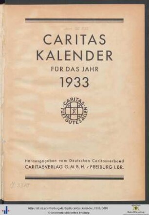 Caritas-Kalender