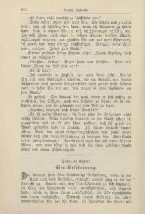 Siebentes Kapitel. Die Erscheinung