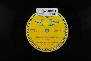Adelaide : I. Teil / Beethoven