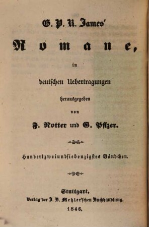 G. P. R. James' Romane, 172. Attila ; 5
