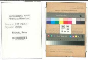 Entnazifizierung Rosa Richarz , geb. 20.08.1915 ()