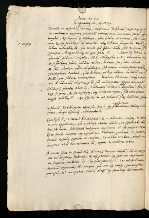 10.01.1544. Mangelnder Vorlesungsbesuch